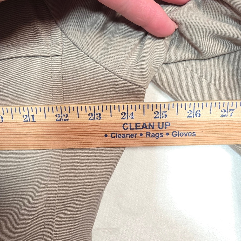 Christian Dior Trench Coat Mens 44R Tan Double Breasted Belted Old Money Luxury - Picture 6 of 16